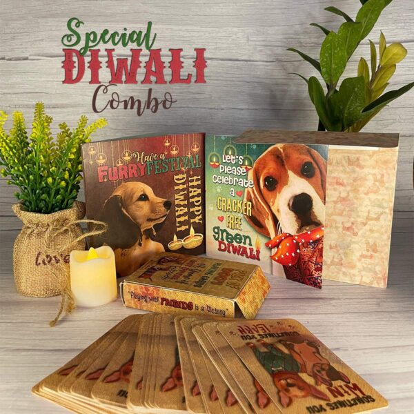 Diwali Combo 2 (Two Designs of Greeting Cards & Playing Cards) - Image 2