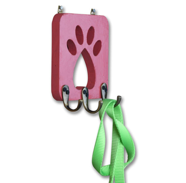 Paw Leash Hanger (Red Color) - Image 3