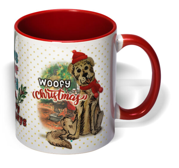 PAWS Love JOY | Christmas Mugs | RED - Image 2