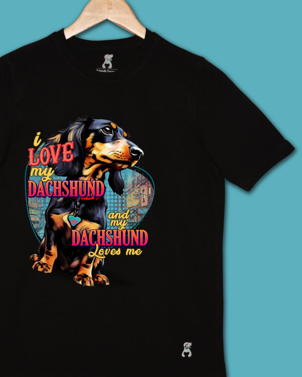 Dachshund Love T-Shirt - Express Your Affection for Your Beloved Dachshund!