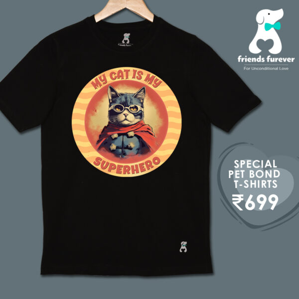 My Cat is My SuperHero!  Cat Lover T-shirt