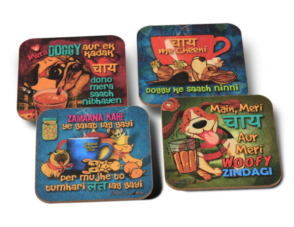 FRIENDS FUREVER : Four Paws, Four Coasters - Image 3