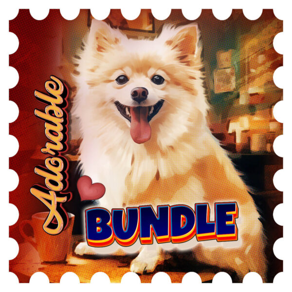 Adorable-Bundle-Indian-Spitz-Magnet