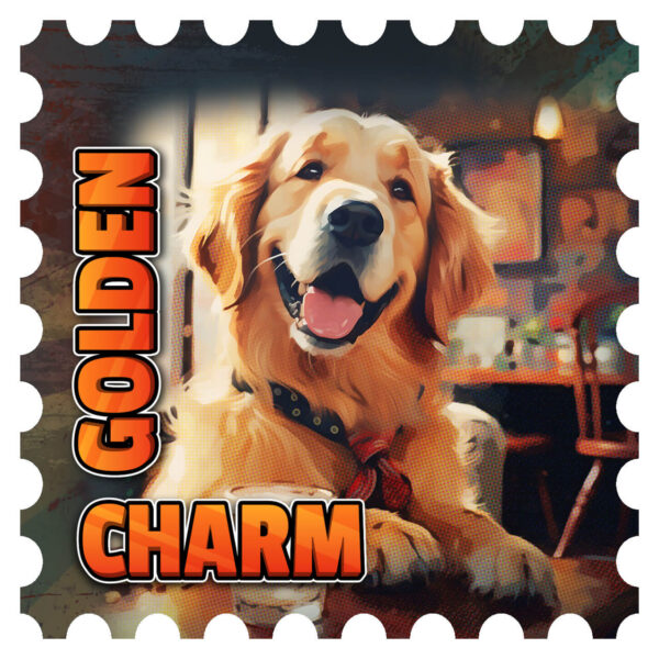 Golden-Charm-Golden-Retreiver-Magnet