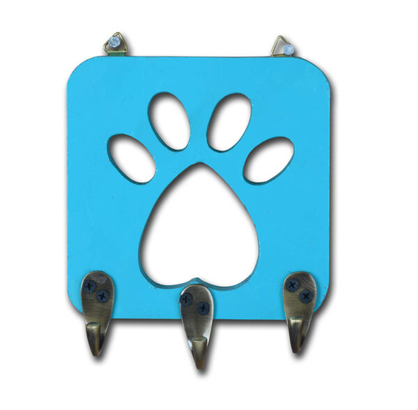 Paw Leash Hanger (Blue Color)