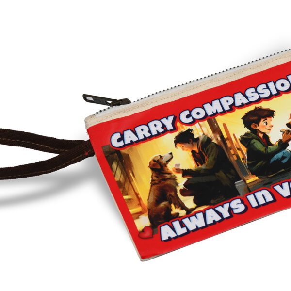 Carry Compassion Zipper Pouch