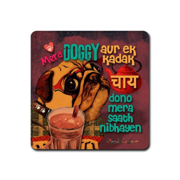 Doggy aur Kadak Chai Coaster