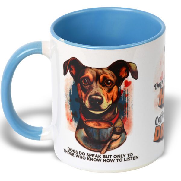 Hope & Dream Coffee Mug (Blue), Cup of Joy, Tails of Love, Dog Love Inspired Design, Gift for Dog Lovers