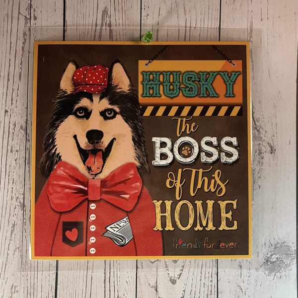 Husky Doorsign