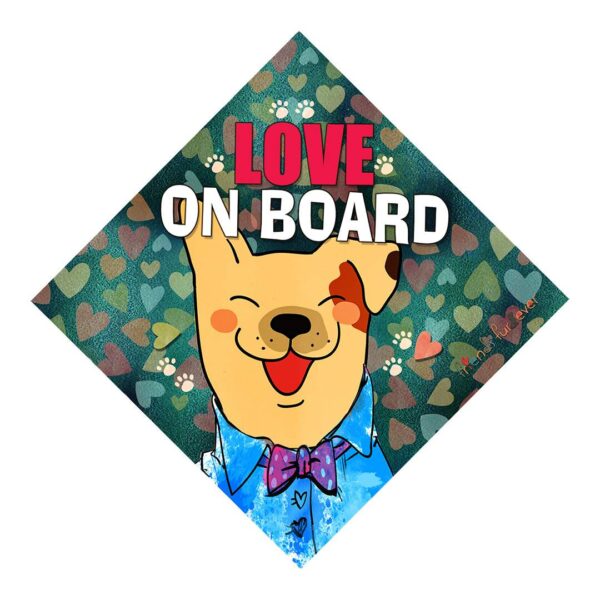 Love on Board Sticker