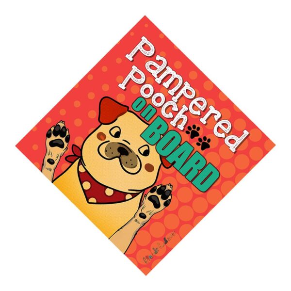 Pampered Pooch Sticker
