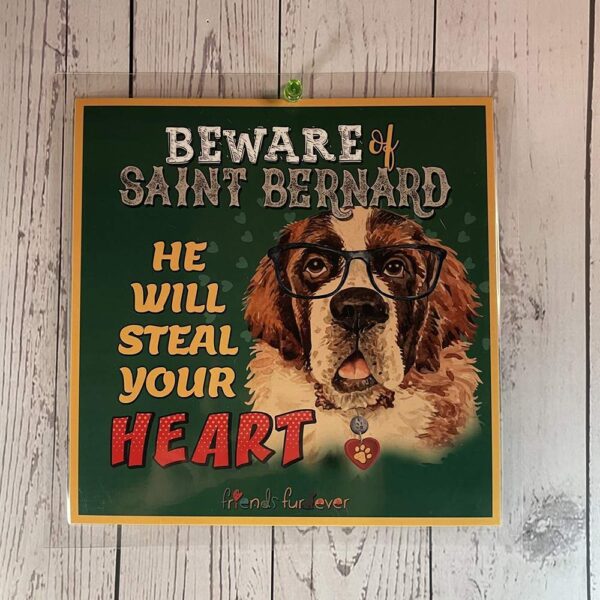 Saint Bernard Doorsign