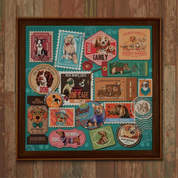 The Vintage Wall Art (framed)