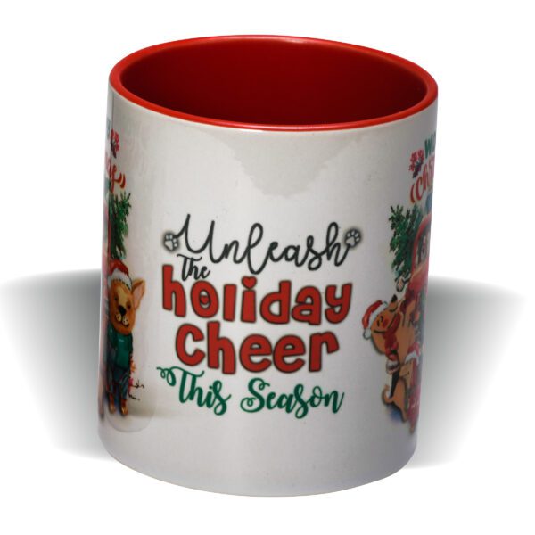 The Holiday Cheer | Christmas Mugs | Red