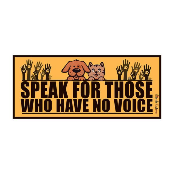 Speak for Voiceless Sticker